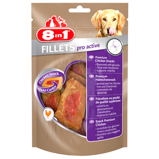 8in1 Fillets Pro Active - Ekonomipack: 2 x 80 g