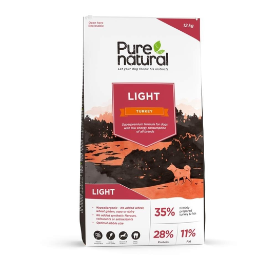 Purenatural Dog Adult Light Turkey (12 kg)