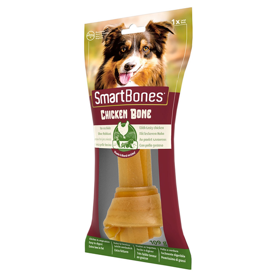 SmartBones Chicken Bone med kyckling, för stora hundar - 1 st (109 g)