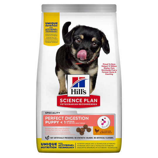 Perfect Digestion Medium Puppy Chicken & Brown Rice - 2,5 kg