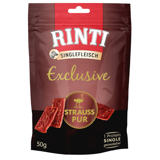 RINTI Singlefleisch Exclusive Snack 50 g - Struts Pur