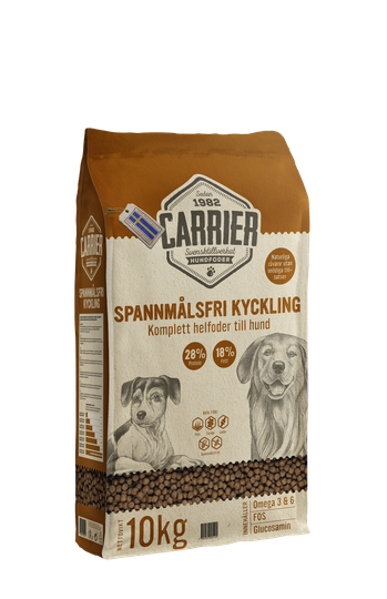 Spannmålsfri Kyckling Hundmat - 10 kg