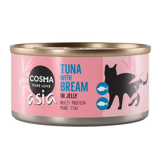 Cosma Asia in Jelly / Original in Jelly 6 x 170 g till sparpris! - Asia Kyckling & barramundi