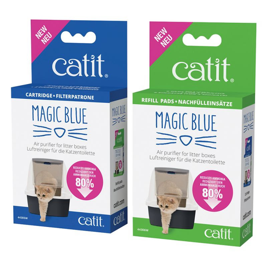 Magic Blue Luftrenare Kattlådor - Starter-Set
