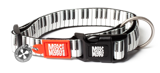 Max & Molly Smart ID Hundhalsband - Piano (M)
