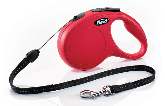 Flexi New Classic S, 5M - max 12 kg - Äldre design (Svart)