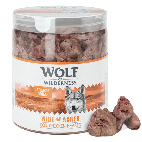 Wolf of Wilderness - RAW Snacks - Kycklinghjärtan (70 g)