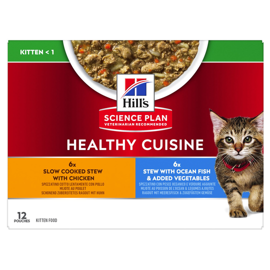 Healthy Cuisine Stew Våtfoder till Kattunge - 12st x 80g