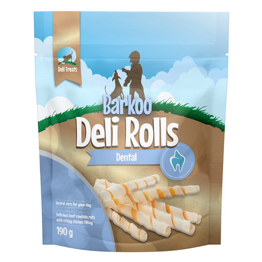 Barkoo Deli Rolls Dental ca 12,7 cm ⌀ 1,7 cm - 190 g