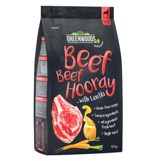 Greenwoods Beef with Lentils, Potatoes & Carrots 1,5 kg
