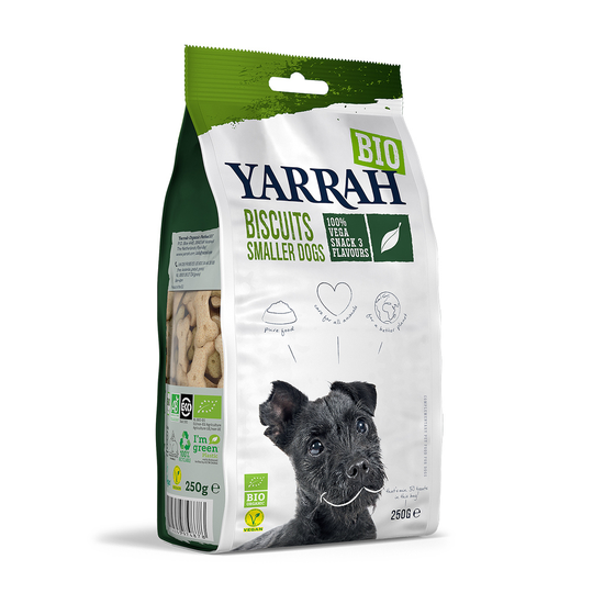 Yarrah Organic Multi vegetariska hundkex - 250 g