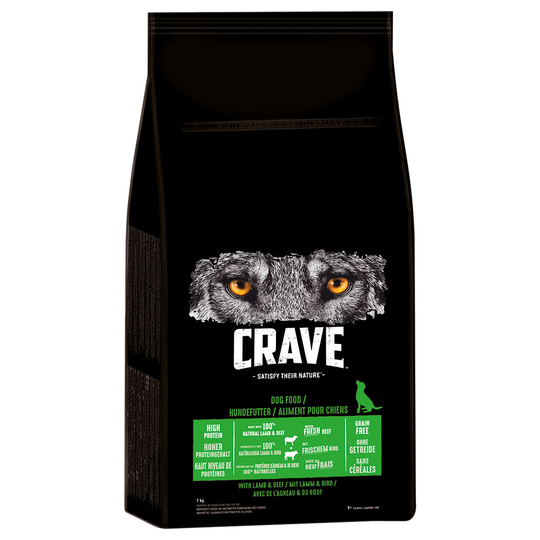 15 % rabatt! Crave Adult torrfoder för hund - Lamb & Beef (7 kg )