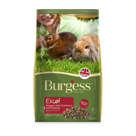 Burgess Excel Kanin Mature Tranbär & Ginseng (2 kg)