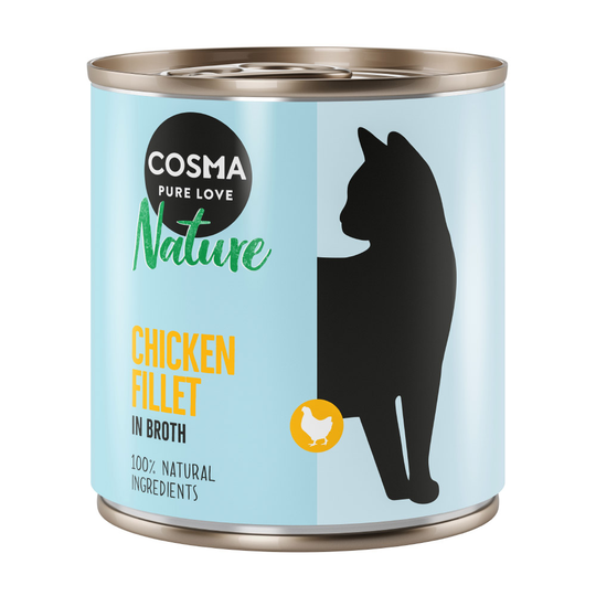 Cosma Nature 6 x 280 g - Kycklingfilé
