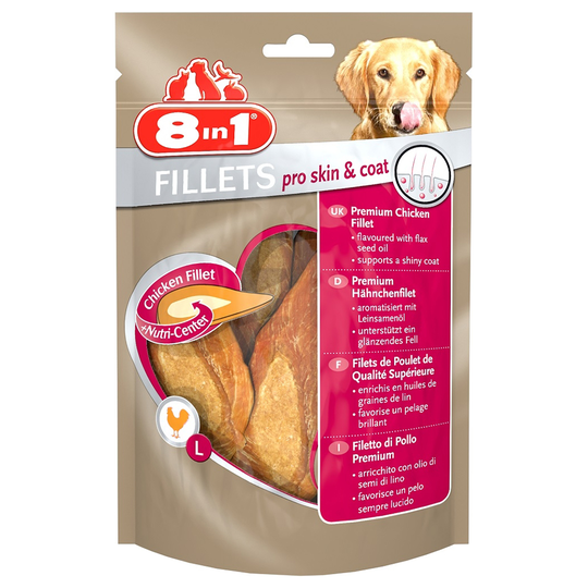 8in1 Fillets Pro Skin & Coat - 80 g - Small