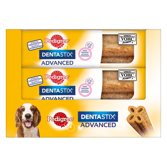Pedigree Dentastix Advanced - Ekonomipack: medelstora hundar 9 x 80 g