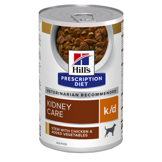 Prescription Diet k/d Kidney Care Stew Våtfoder med Kyckling och Grönsaker - 12 st x 354 g