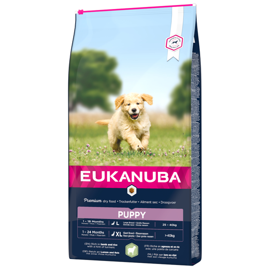 Eukanuba Puppy Large & Giant Breed Lamb & Rice - Ekonomipack: 2 x 12 kg