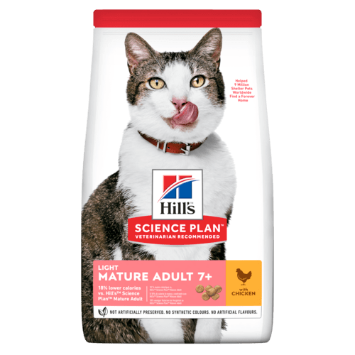Mature Adult 7+ Light torrfoder med kyckling för katt - 1,5 kg