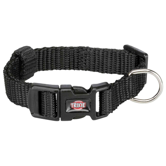 Trixie Premium halsband, svart - XS-S: 22-35 cm halsomfång, B 10 mm