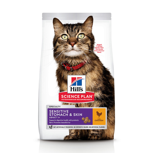 Hill's Science Plan Adult Sensitive Stomach & Skin Chicken Ekonomipack: 2 x 7 kg