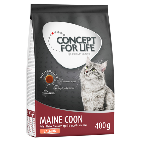 Concept for Life Maine Coon Adult Salmon - Grain Free - Ekonomipack: 3 x 3 kg