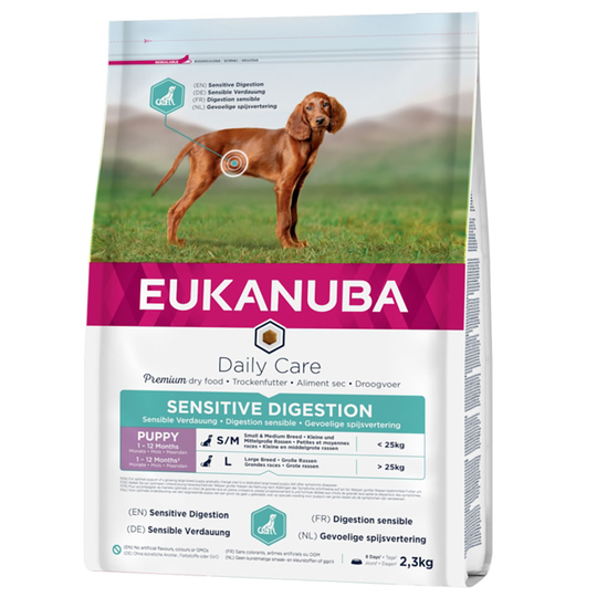 Eukanuba Puppy Sensitive Digestion Chicken & Turkey - 2,3 kg