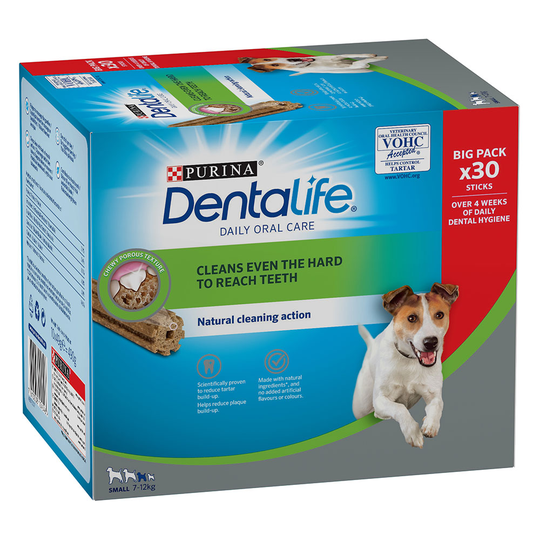 20 % rabatt! Purina Dentalife Daily Oral Care - för små hundar (7-12 kg) - 30 sticks (10 x 49 g)