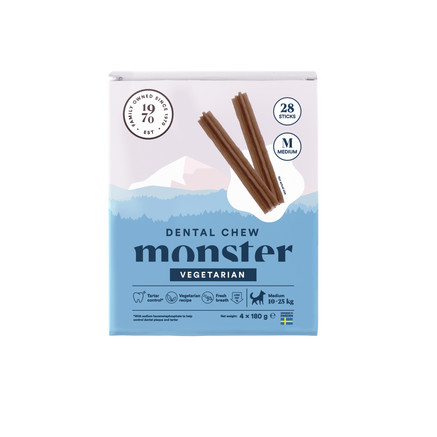 Dog Dental Chew Vegetarian - Medium 28-pack