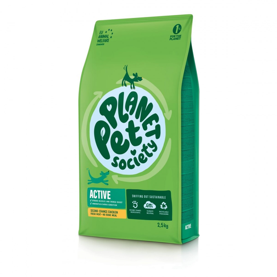 Planet Pet Society Dog Adult Active Second Chance Chicken (2,5 kg)