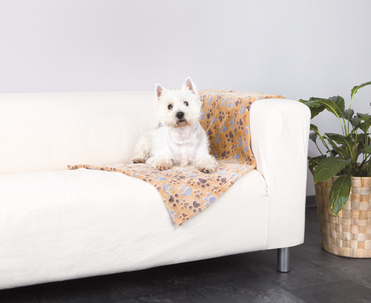 Trixie - Laslo Fleecefilt 100x70cm med tassavtryck